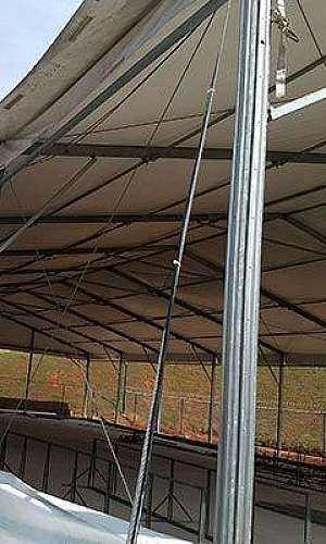 Manutenção em galpão de lona Manutenção em galpão de lona